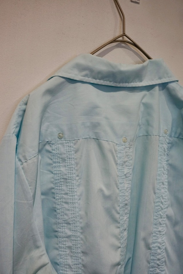 cotton polyester s/s cuba shirt