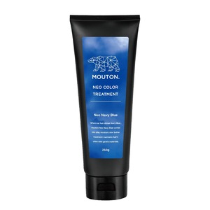 【在庫のみ】ネオカラーバター ネイビーブルー カラートリートメント MOUTON 250g ヘアカラーケア 青 アッシュブルー サファイアブルー