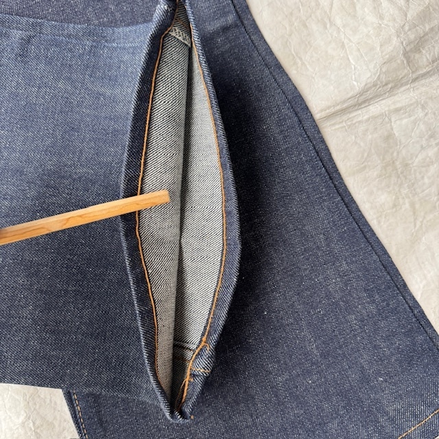 Levi's リーバイス 607 0217 デニムパンツ 70s デッドストック スモールe Talon ヴィンテージ古着 W42 画像9