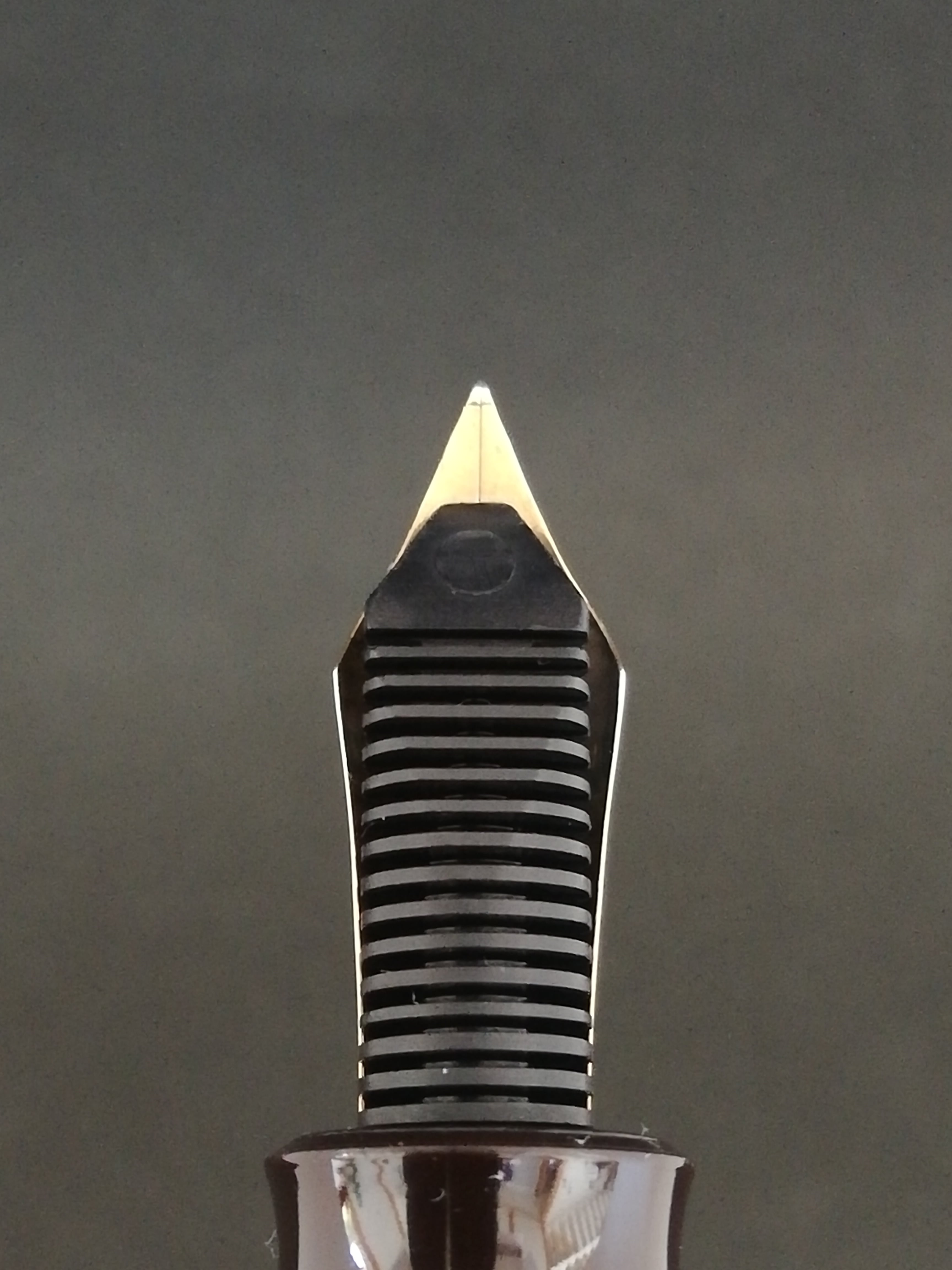 50s ペリカン400 ブラウン Pelikan 400 brown （極細字） 14K 02251