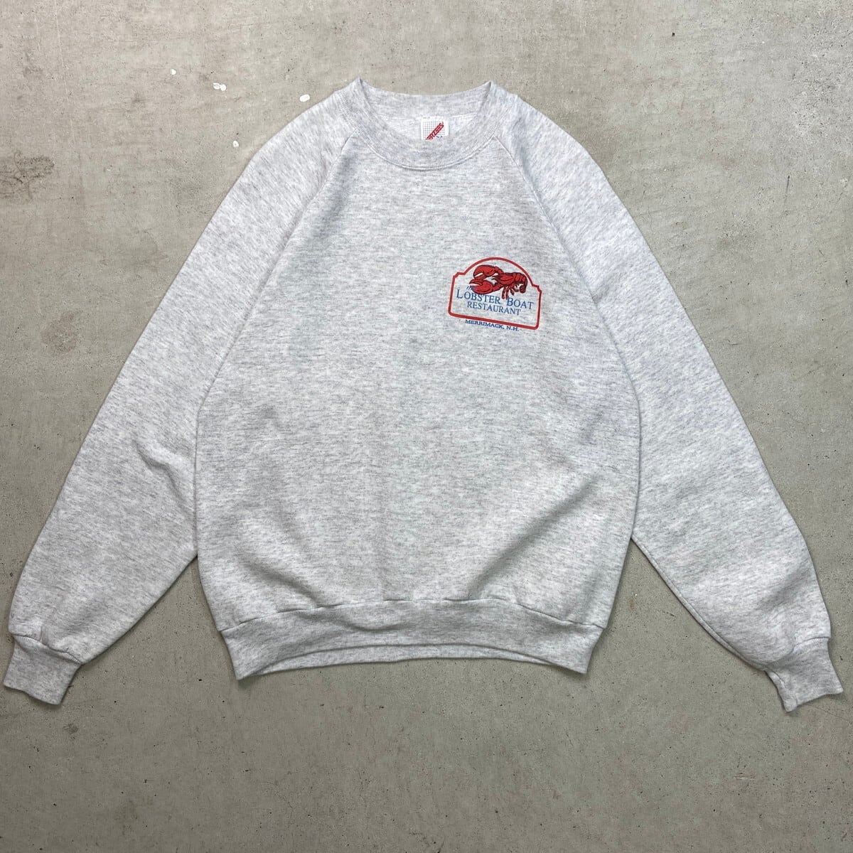 古着 THE LOBSTER BOAT RESTAURANT 企業ロゴプリント スウェットシャツ