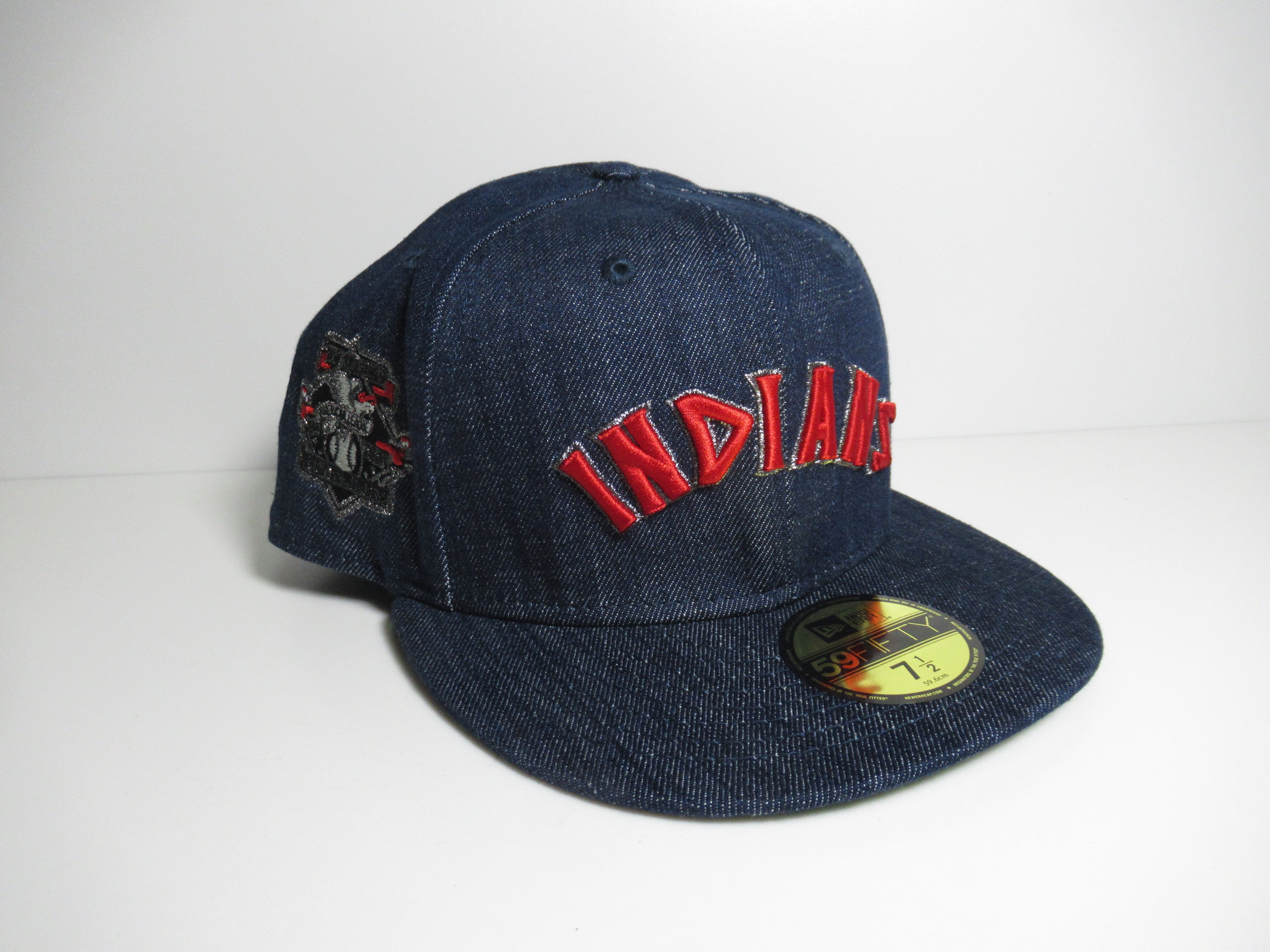 NEW ERA 59fifty Cleveland Indians　クリーブランド・インディアンス 　Denim