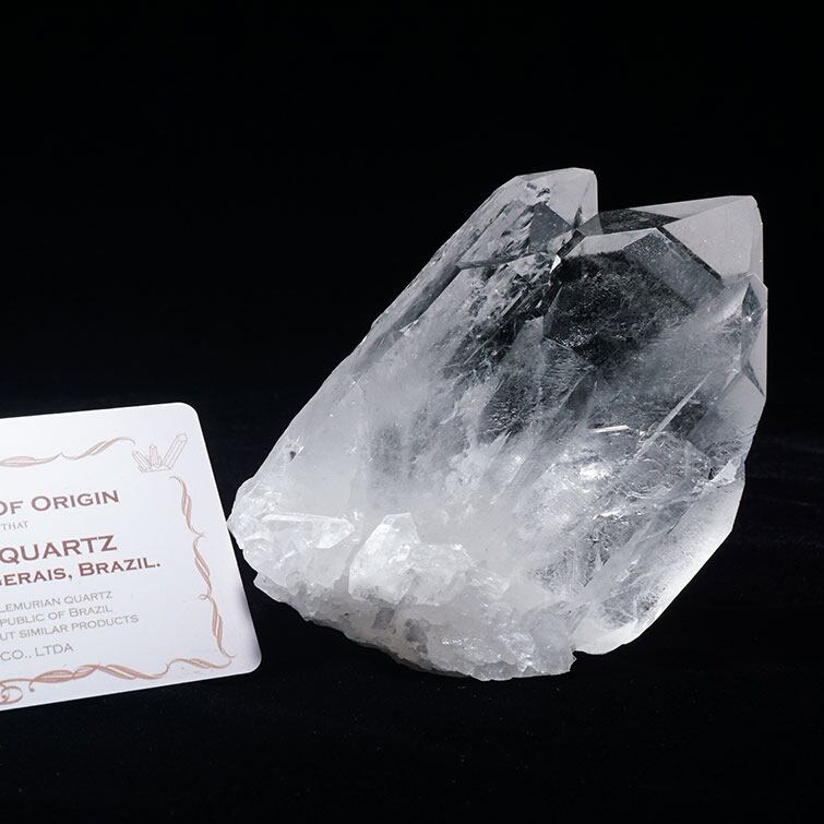 水晶 クラスター ブラジル ミナスジェライス州 コリント産 レムリアンシード 証明書付属 一点物 282-351