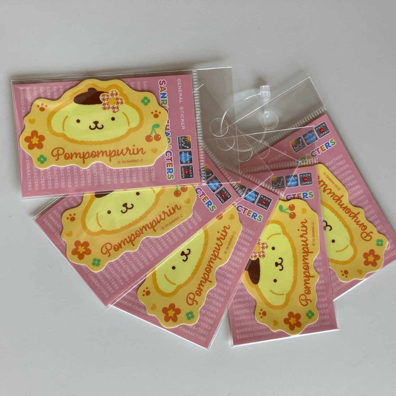 サンリオ 平成コギャル ポムポムプリン 062 ダイカットミニステッカー CA40
