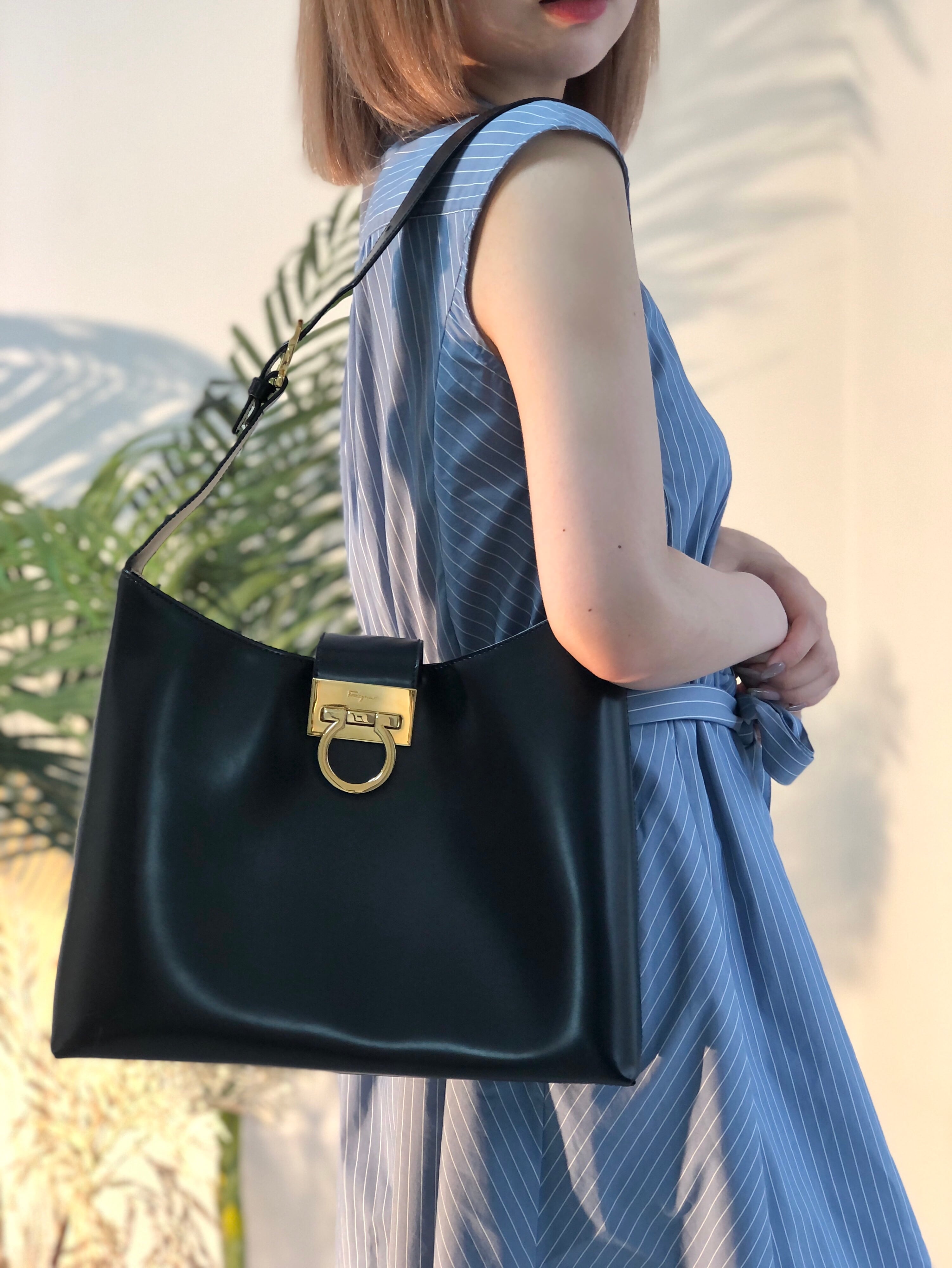 フェラガモ Salvatore Ferragamo ヴィンテージ ガンチーニ 