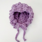 [Pattern] キッドモヘアのポコポコボンネットC