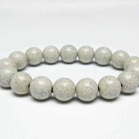 北投石 ブレスレット 12mm 一点物 メール便可 111-50119