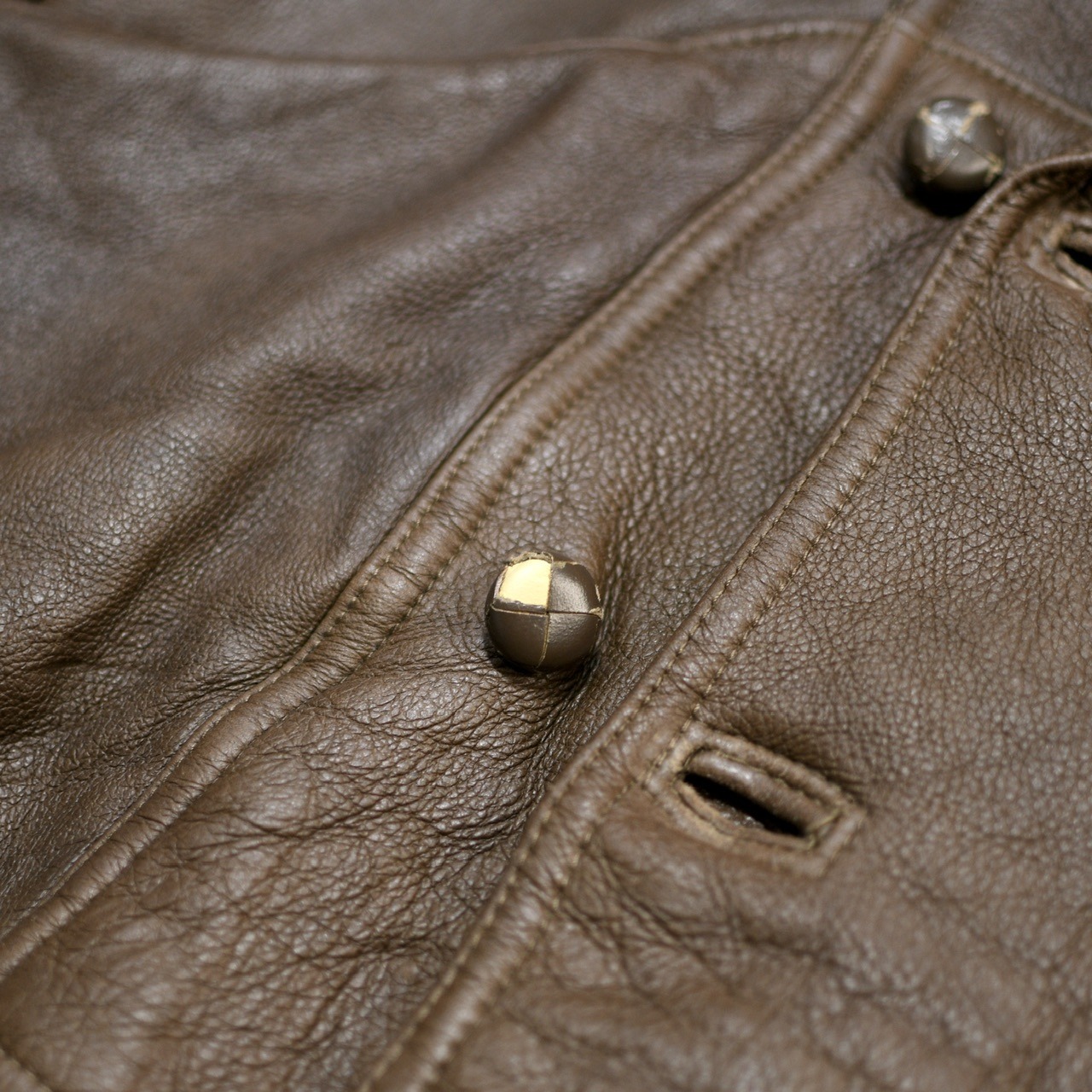 shawl collar brown mouton jacket