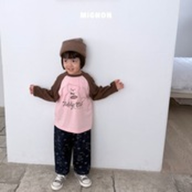 〚予約〛Teddy color matching T-shirt <kids><Jr>
