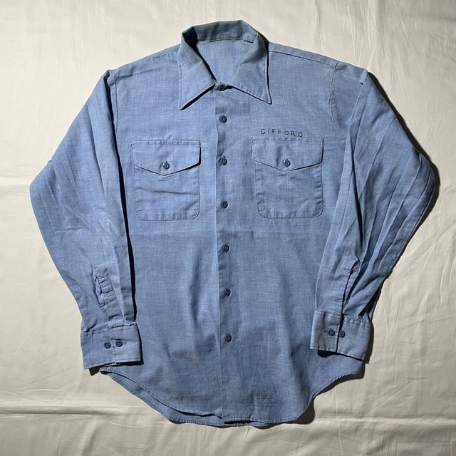 70s US.NAVY シャンブレーシャツ ヴィンテージ 米軍実物 | ZZYZX.inc