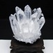 水晶 クラスター 水晶 原石 台座付属 一点物 182-8567