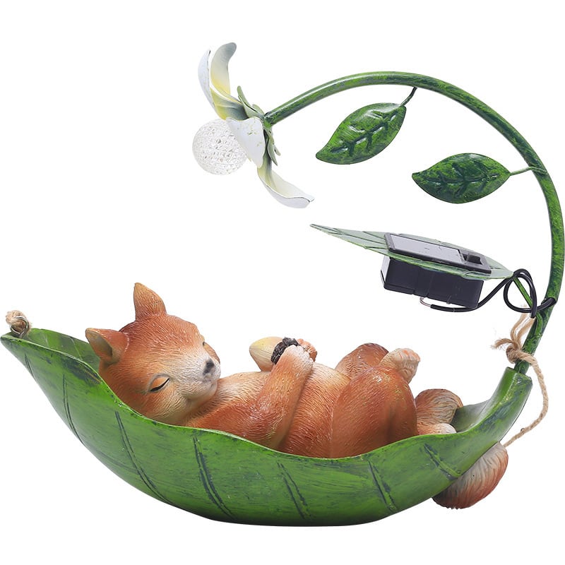 ガーデン オブジェ 吊り下げ式 アニマル スマート感光チップ内蔵 装飾