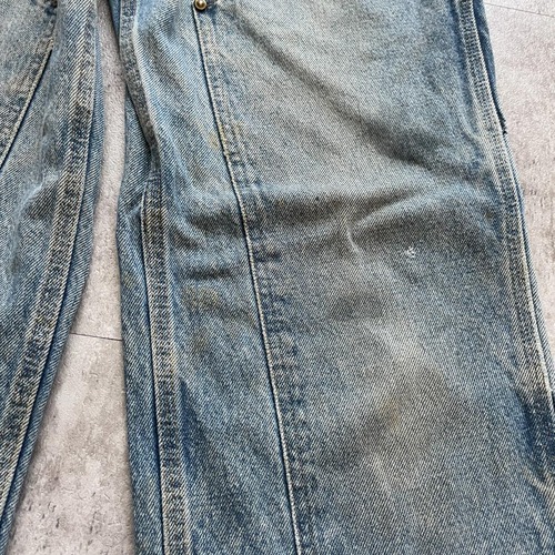 メキシコ製 デニム ダブルニー Carhartt B73-DST 29×32 詳細写真12