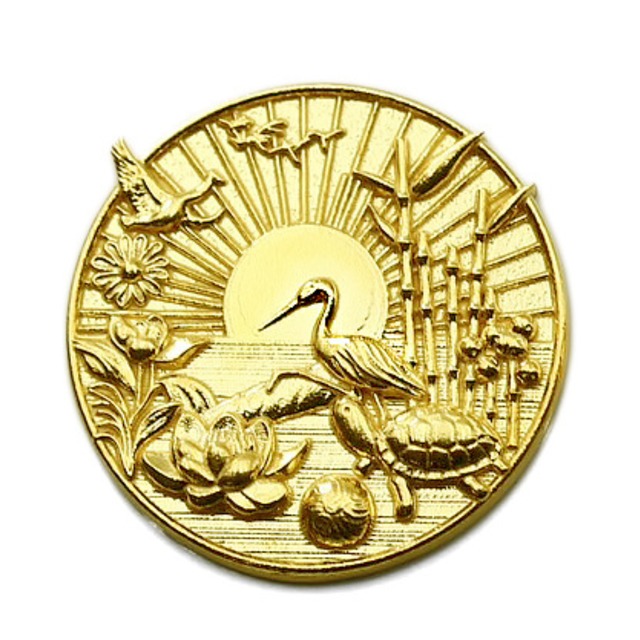 純金『天赦日』コイン 約1g　お守り【JUNGOLD】【RNP00700】