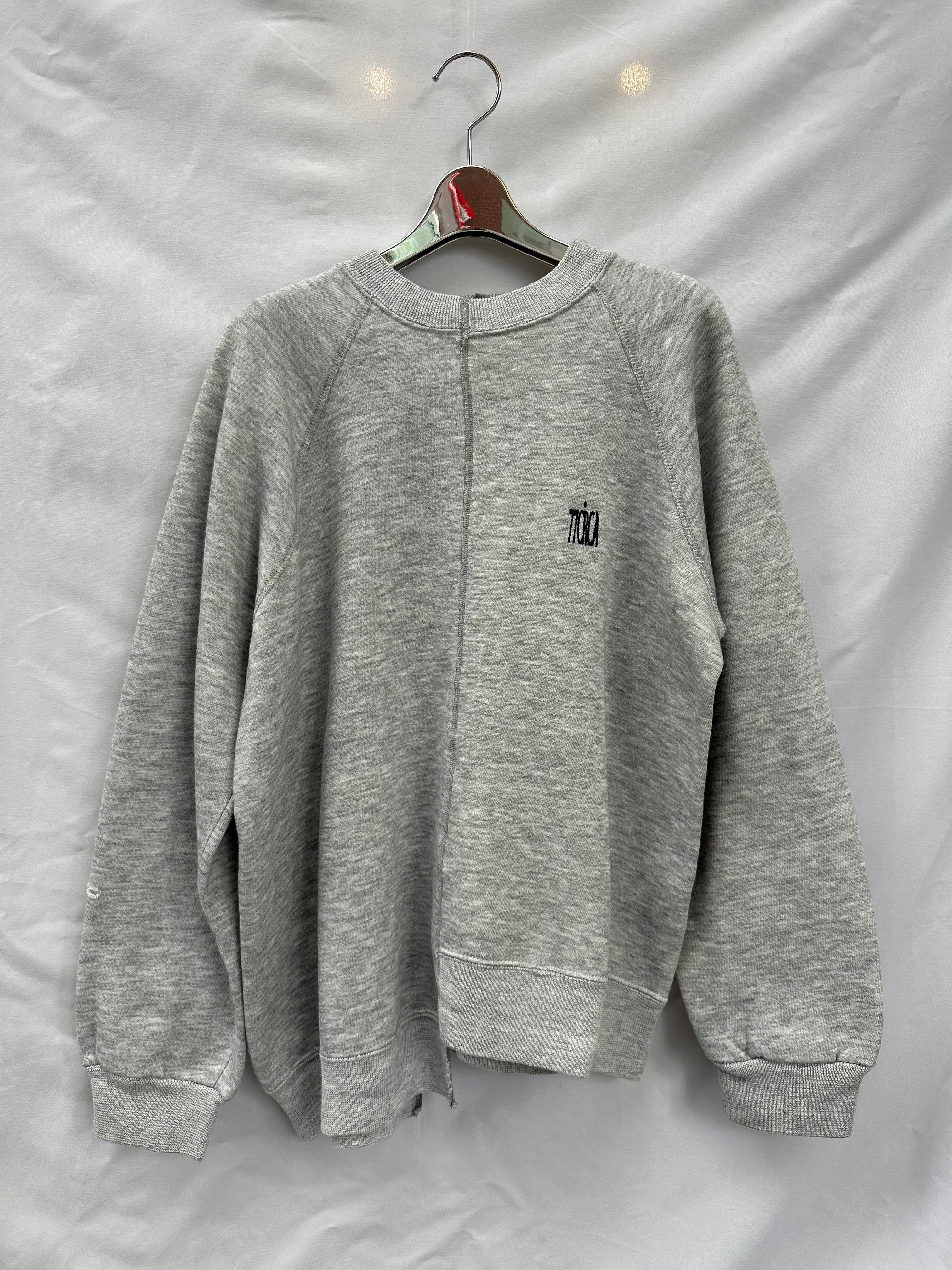 再入荷分を購入 77circa make separate rib sweat top BLK www