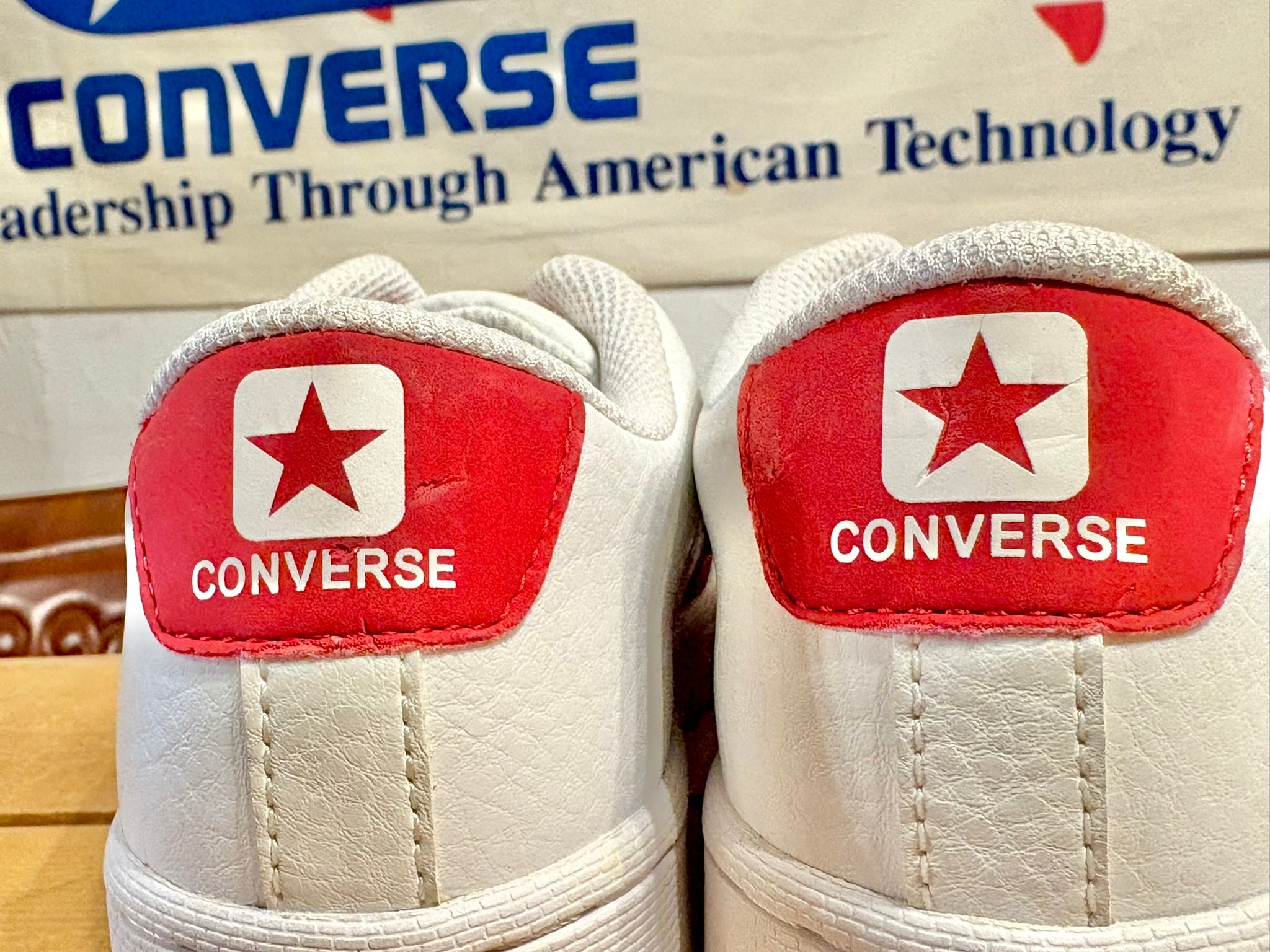 CONVERSE プロレザー アメリカ製 CONVERSE（コンバース） PRO LEATHER（プロレザー） 7.5 26cm 白/赤