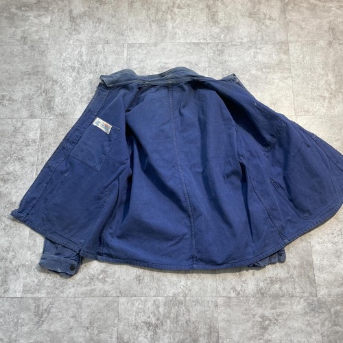 50-60s SAVO 刺繍タグ モールスキン フレンチワークジャケット 詳細写真3