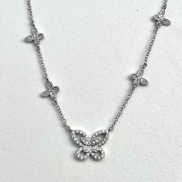 Butterfly necklace［b605］