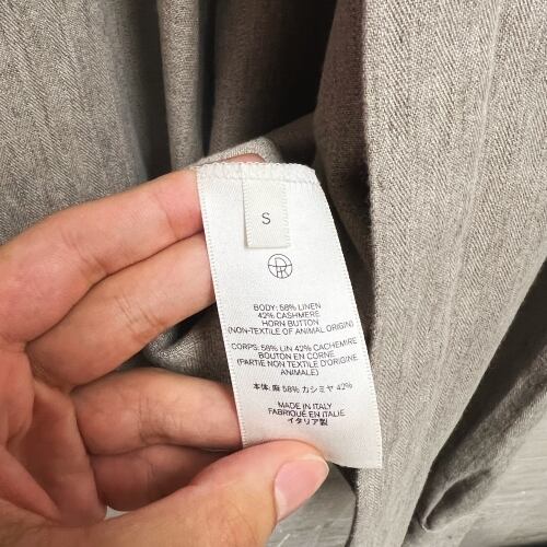 【新品】 The row Amoneto Jacket ザ・ロウ The Row: Gray Amoneto Jacket | SSENSE