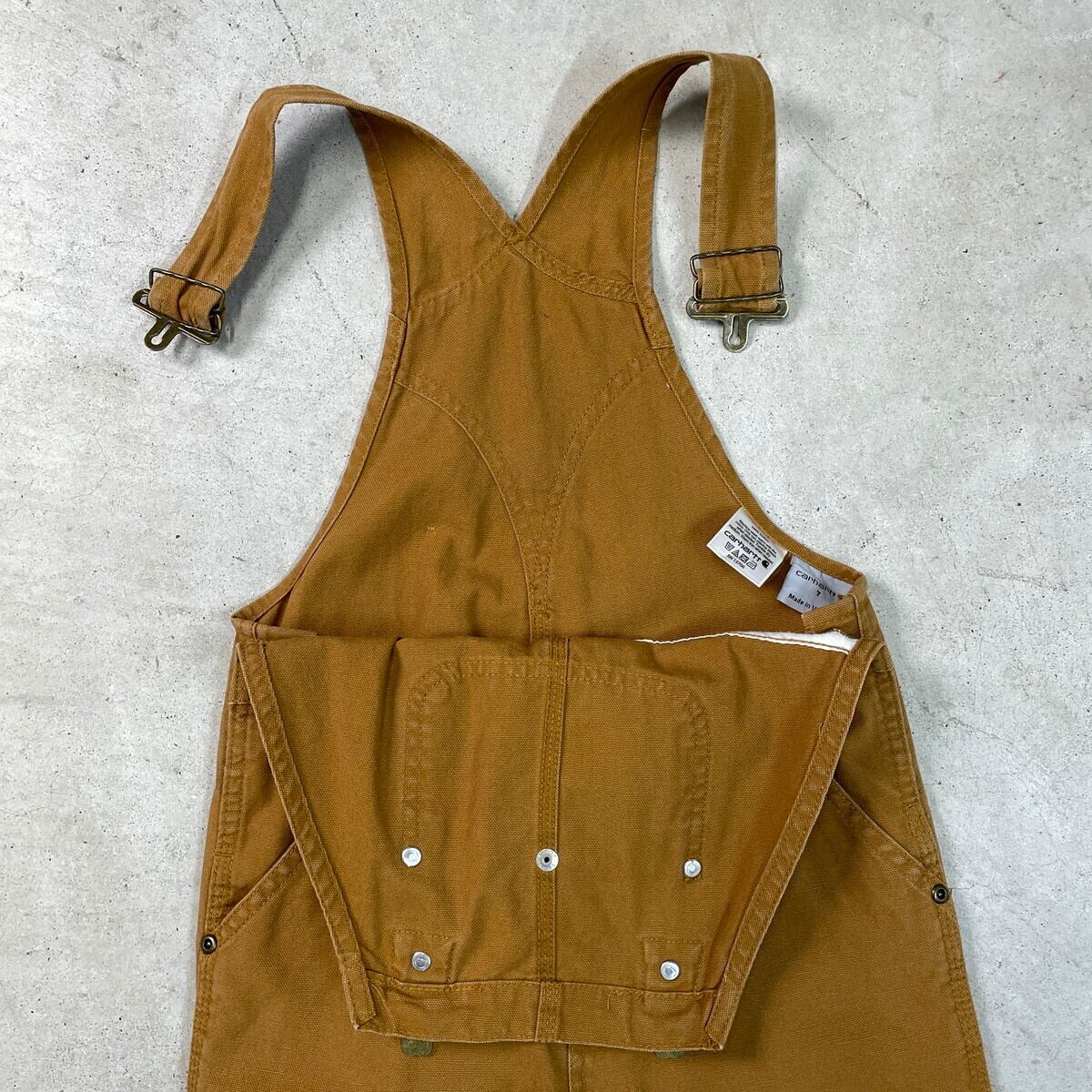 Kids】Carhartt カーハート ダック地 オーバーオール ダブルニー
