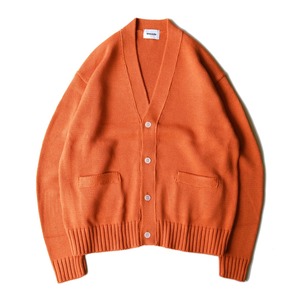 encode Improved knit cardigan / Carrot