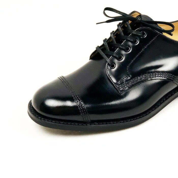 SANDERS / Military Derby Shoe Black (サンダース ミリタリーダービー 革靴 ブラック 黒)