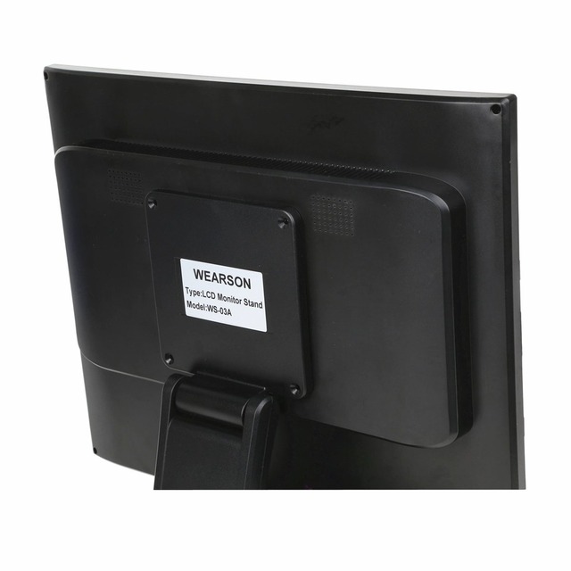 Wearson VESA スタンドマウント VESA 100*100mm 75*75 折り畳み 液晶タッチモニタースタンド 低い 小型卓上自立式