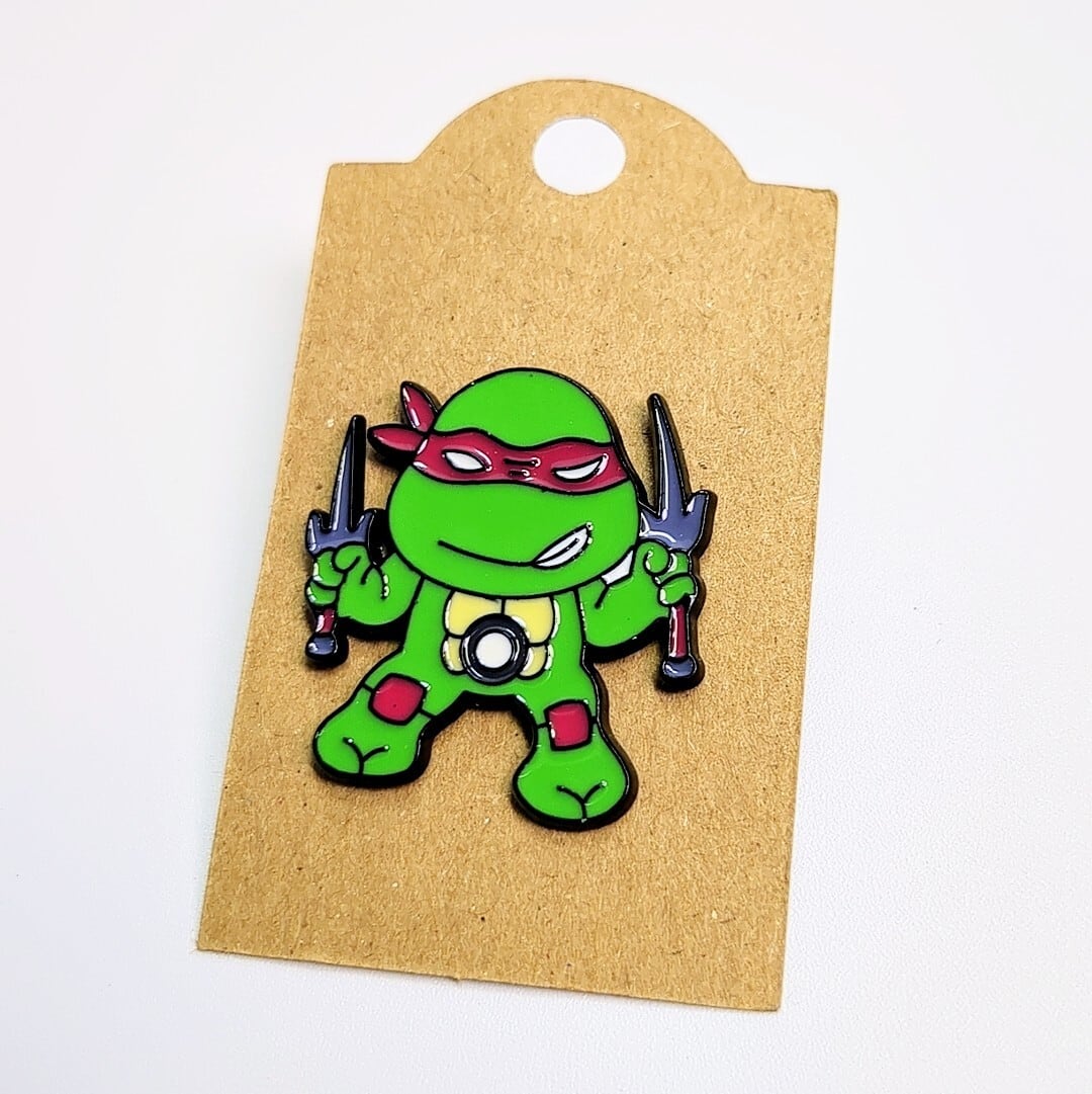 送料無料！ ★ピンズ PINS★ピンバッジ 【ラファエロ （ティーンエイジ・ミュータント・ニンジャ・タートルズ）】 〚アメリカン雑貨 アメトイ〛