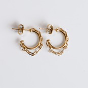 9/4(金)21時新作発売* stainless chain pierce