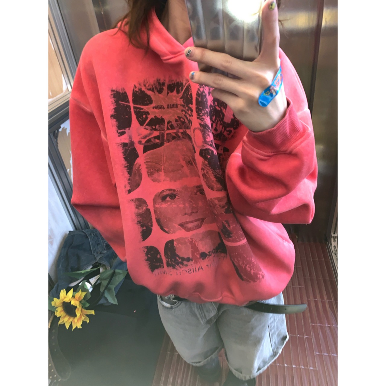 VINTAGE ストリート TV GUIDE パーカー T1879