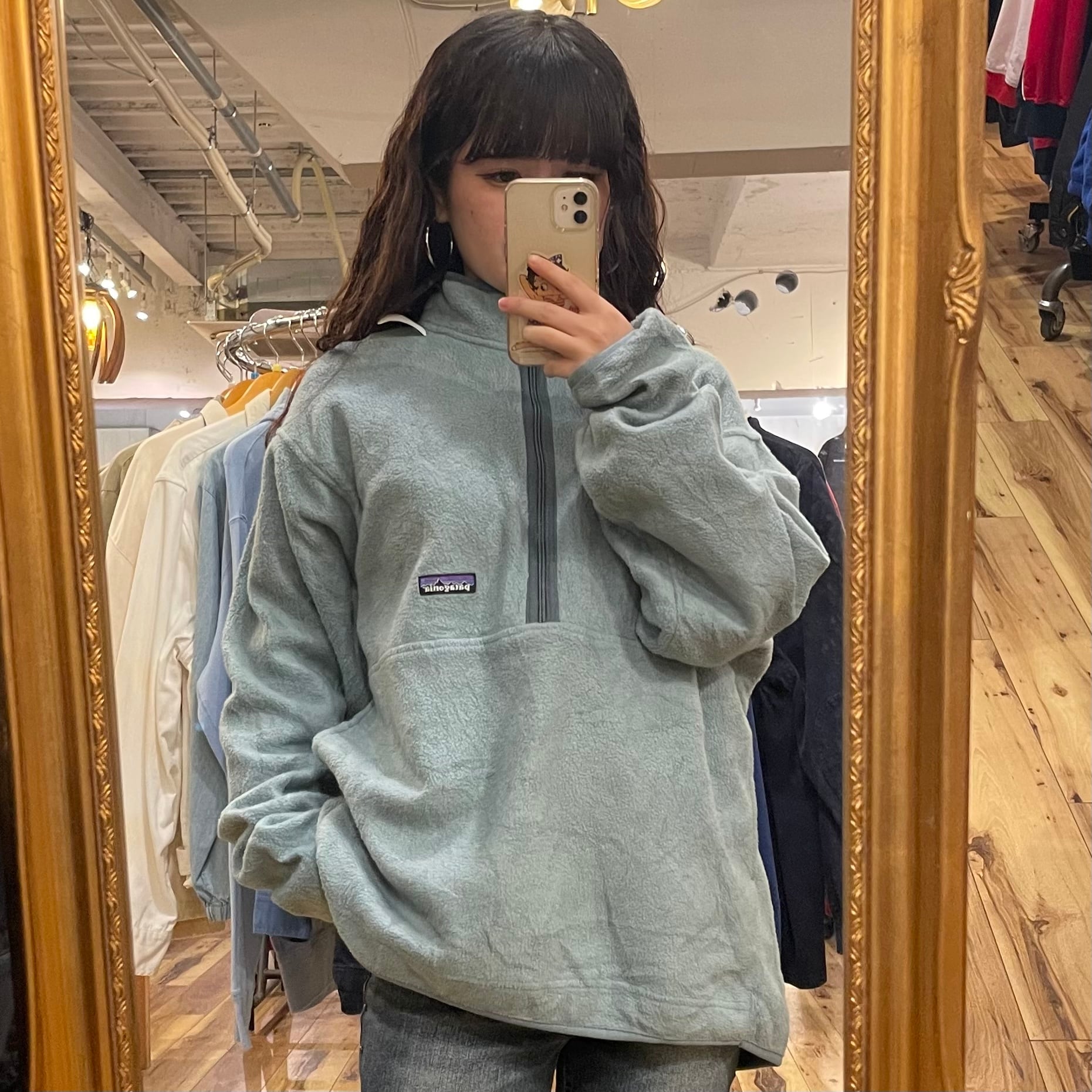 Patagonia フリース ハーフジップ ベージュ（patagonia フリース 