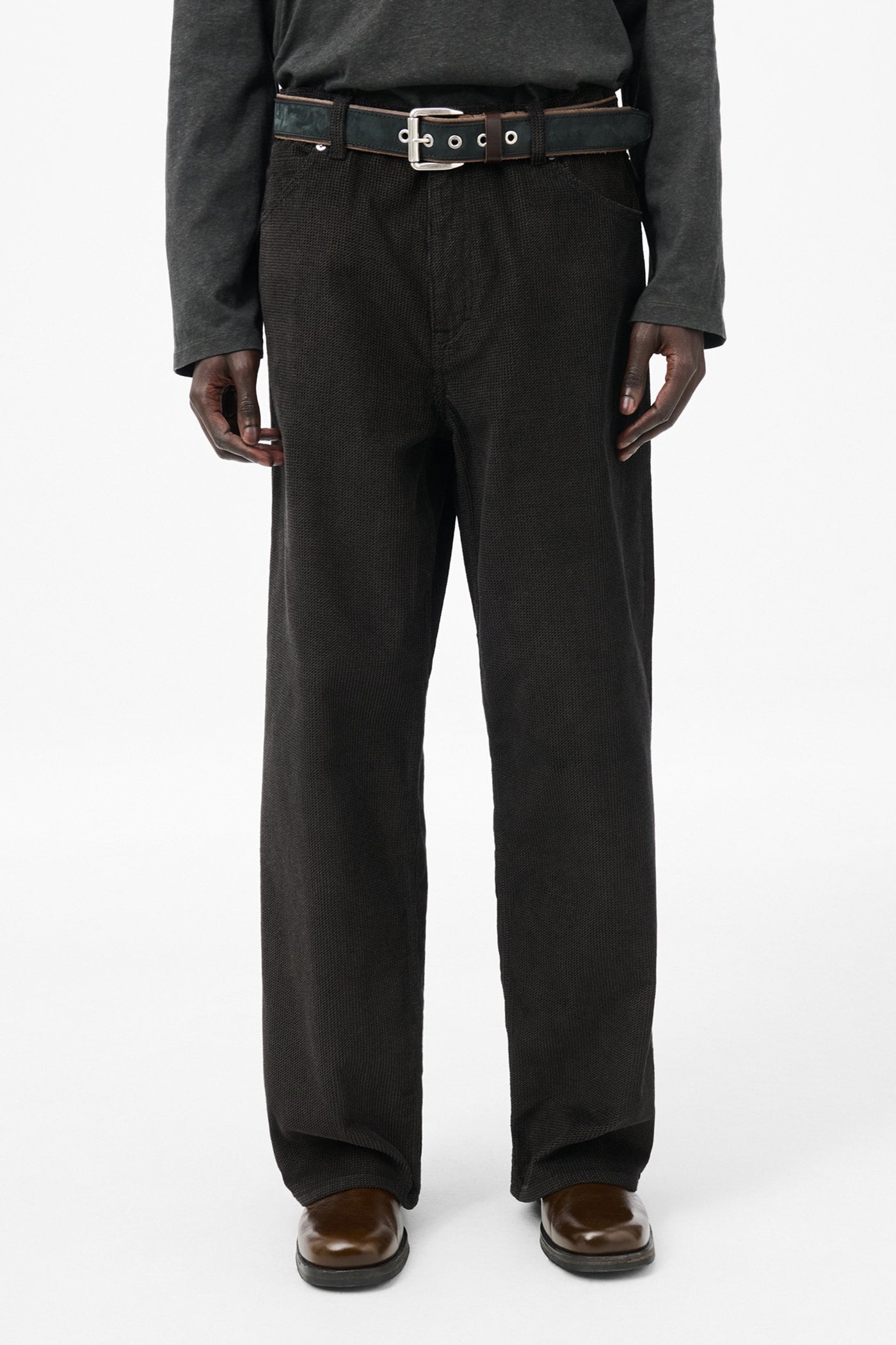 OUR LEGACY VAST CUT Dark Brown Twill Cord M4255VD | BEST PACKING STORE