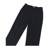 90s EMPORIO ARMANI エンポリオ アルマーニ センタープレス スラックスパンツ 38 /レディース/ビンテージ/ブラック