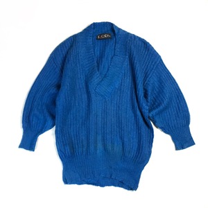 ESCADA vintage mohair knit blue