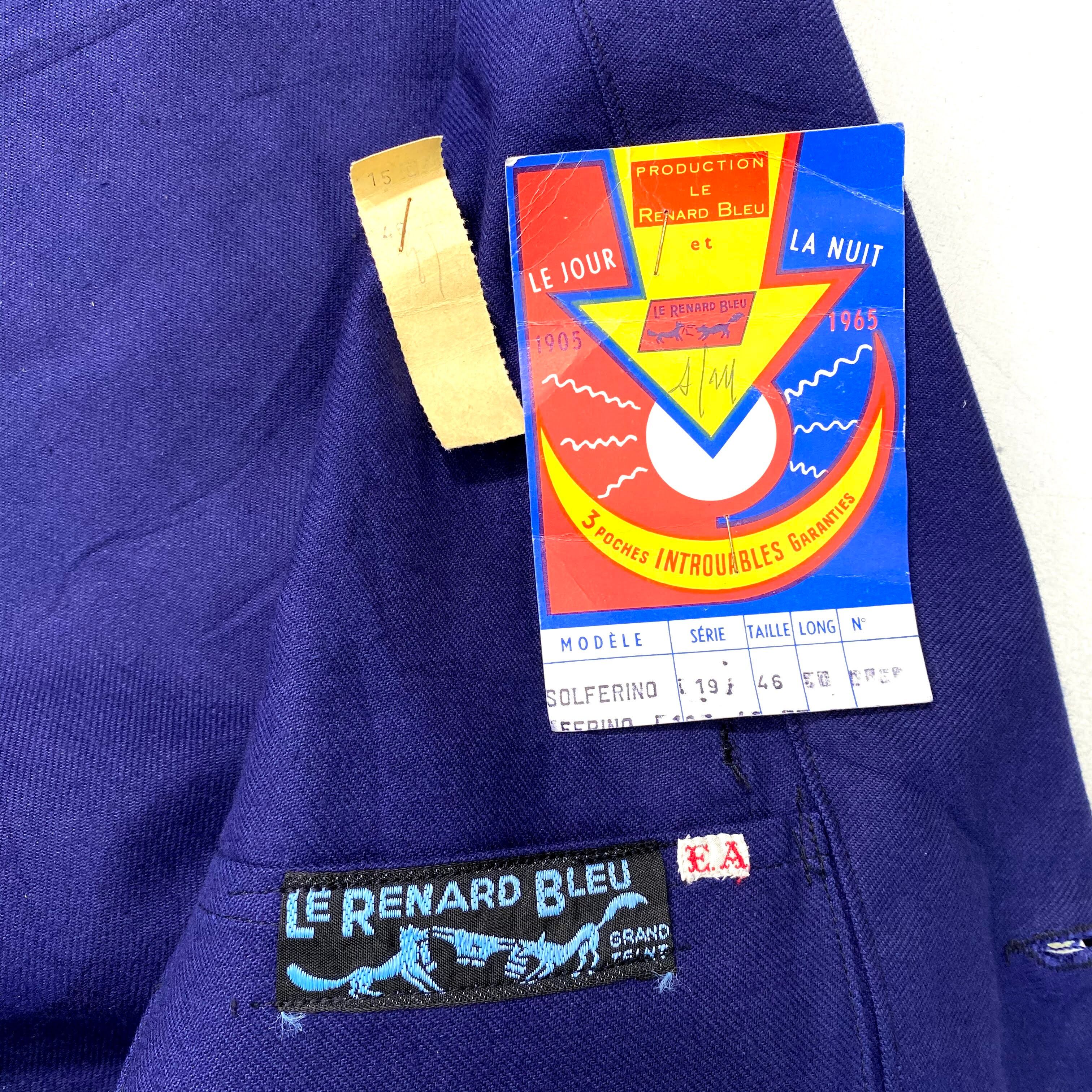 デッドストック 60年代 LE RENARD BLEU コットンツイル テーラード