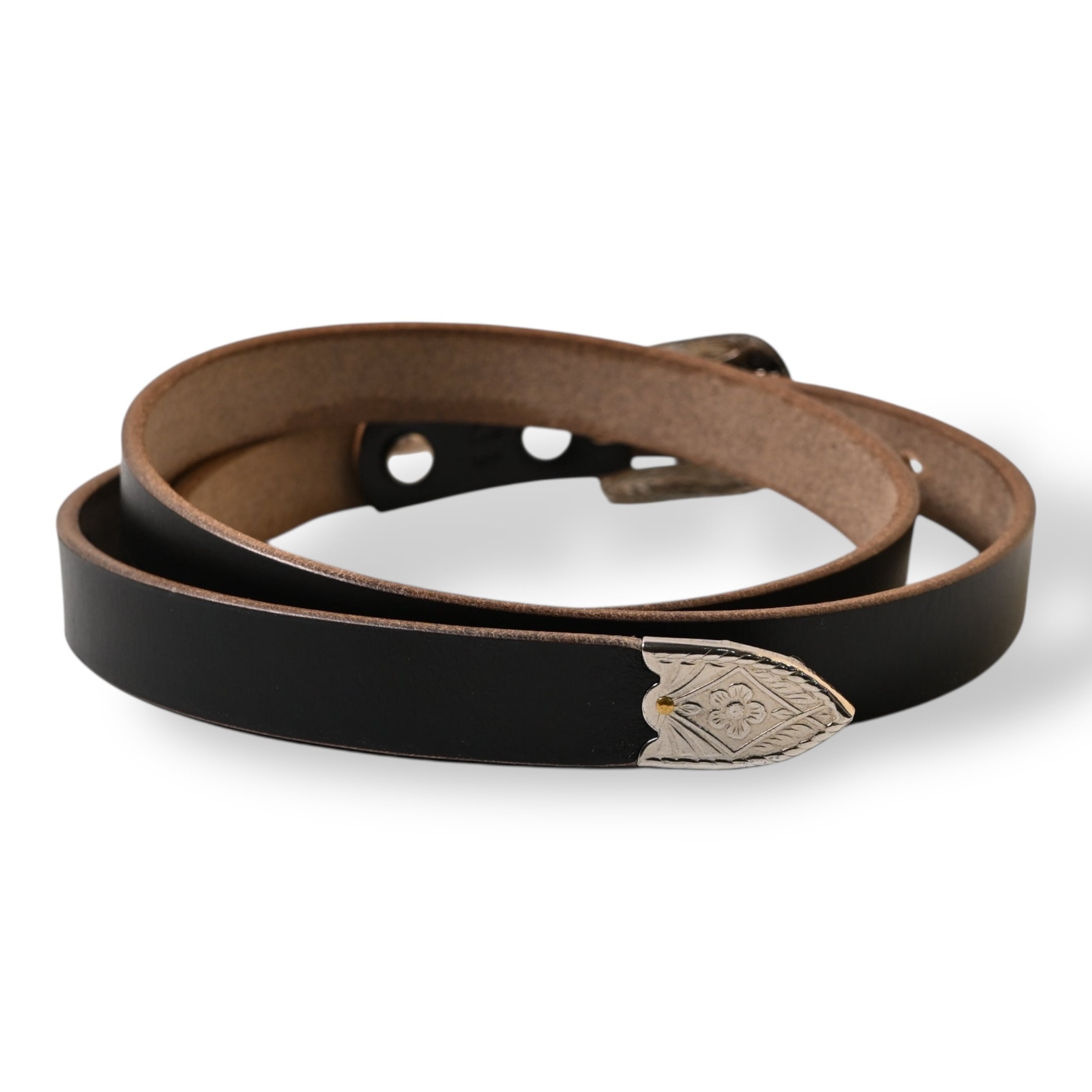 N&J x BW ウエスタンバックル ・クロムエクセル・ナローベルト⁡#3