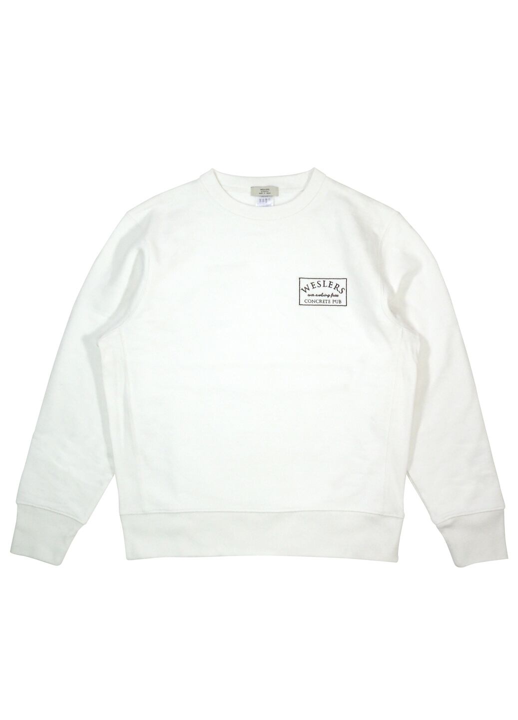 刺繍 LOGO SWEAT [WHITE]