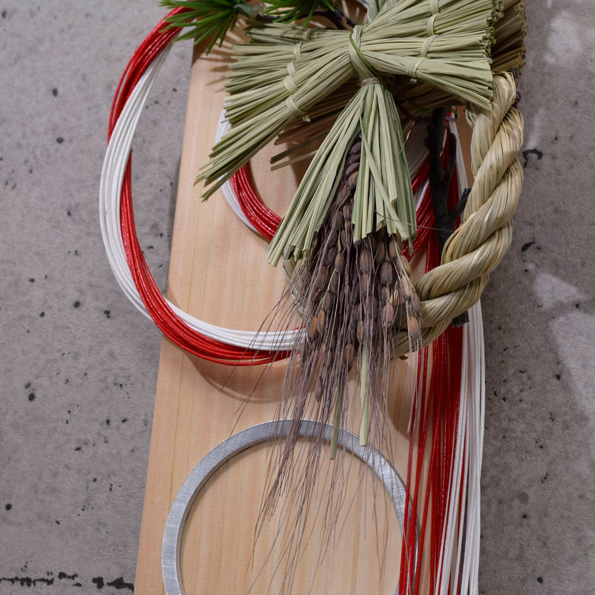 正月飾り笑門来福【福寿】【喜寿】ALART｜しめ縄飾り｜玄関飾り｜和