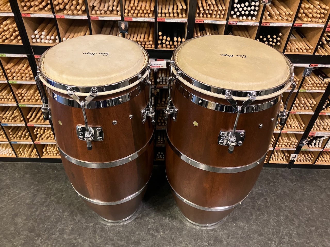 海外仕様] Gon Bops Mariano Series Congas 10.75” + 12.25” GON