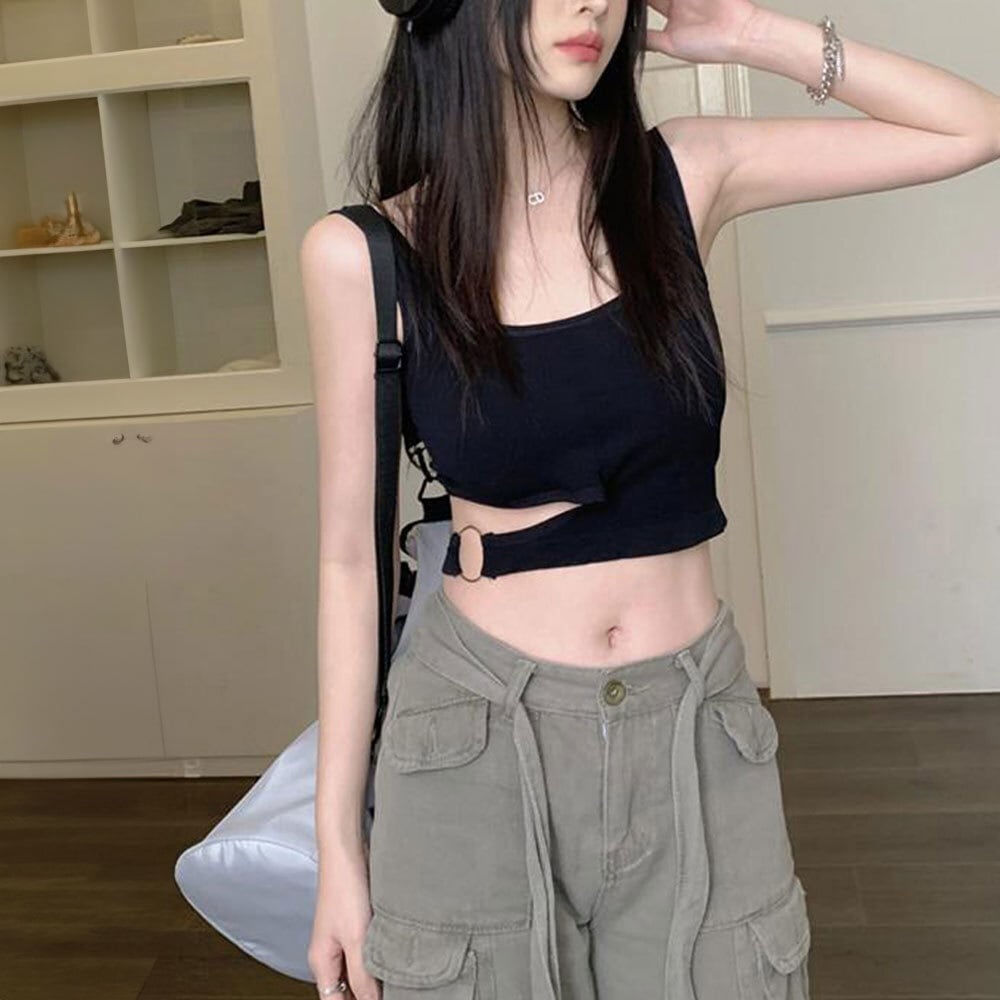 カップ付き タンクトップ レディース 韓国 ブラトップ 春夏秋 インナー
