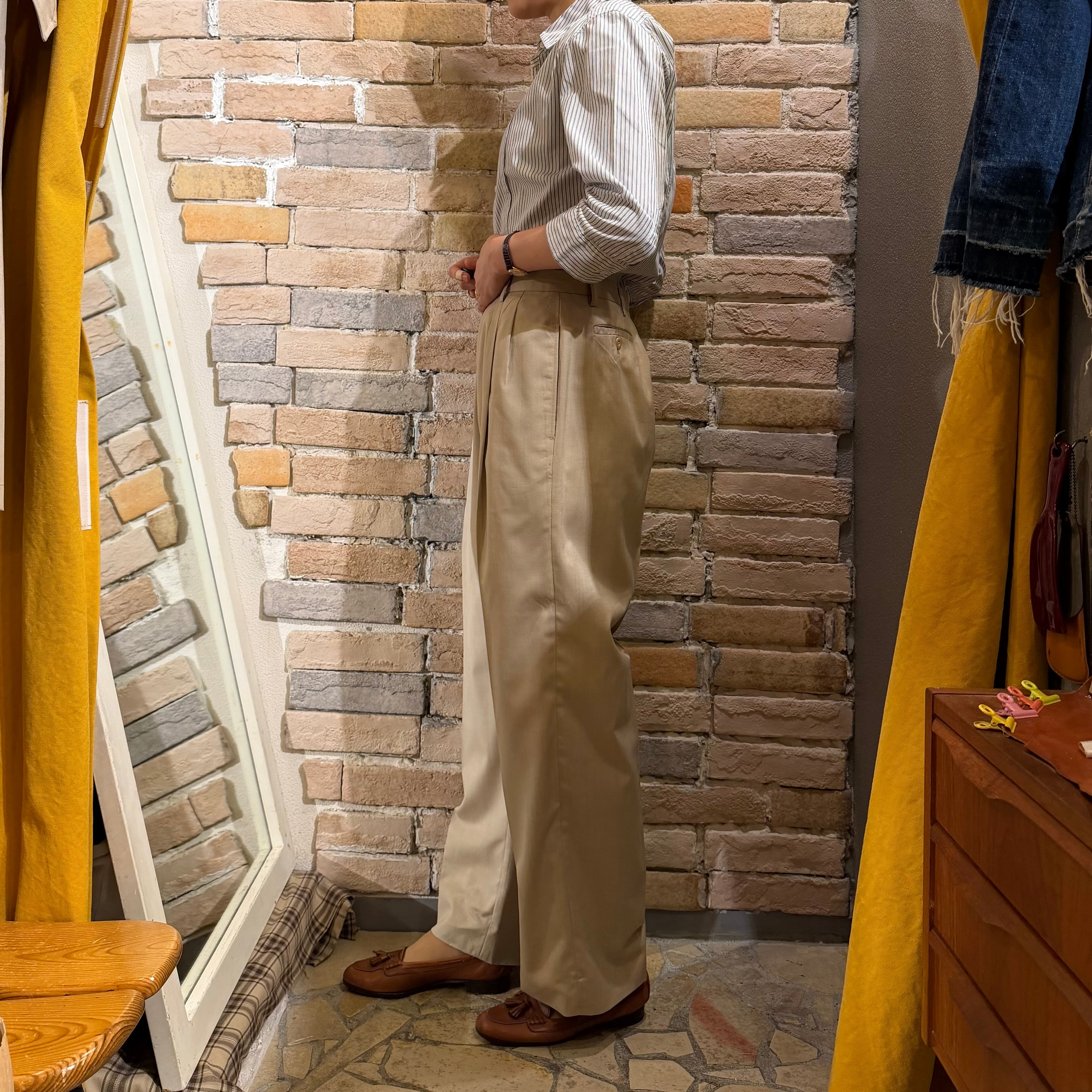 bernard zins “ladies wool trousers” size8 フランス製 ベルナール