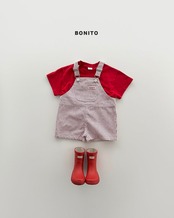 【取寄/韓国直送】BONITO 26/SM ストライプオーバーオール｜夏服｜韓国子供服