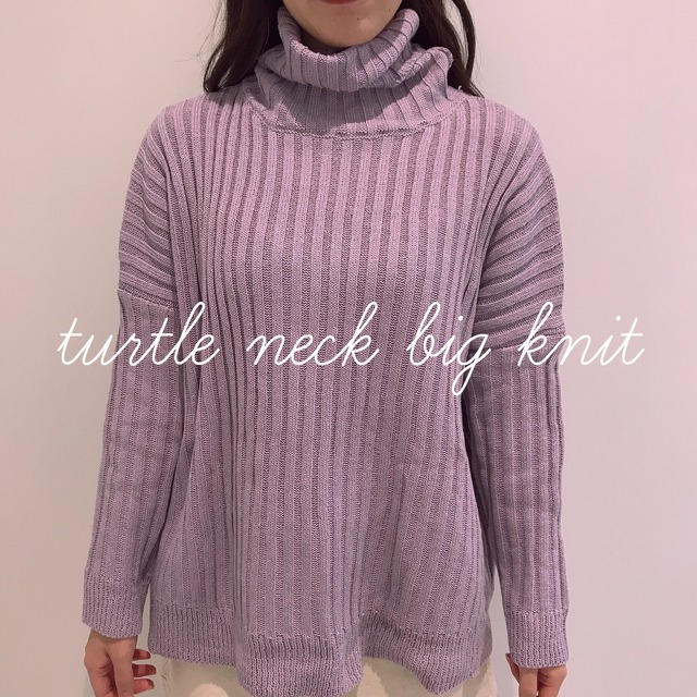 〖No.6〗【即日発送】turtle neck big knit