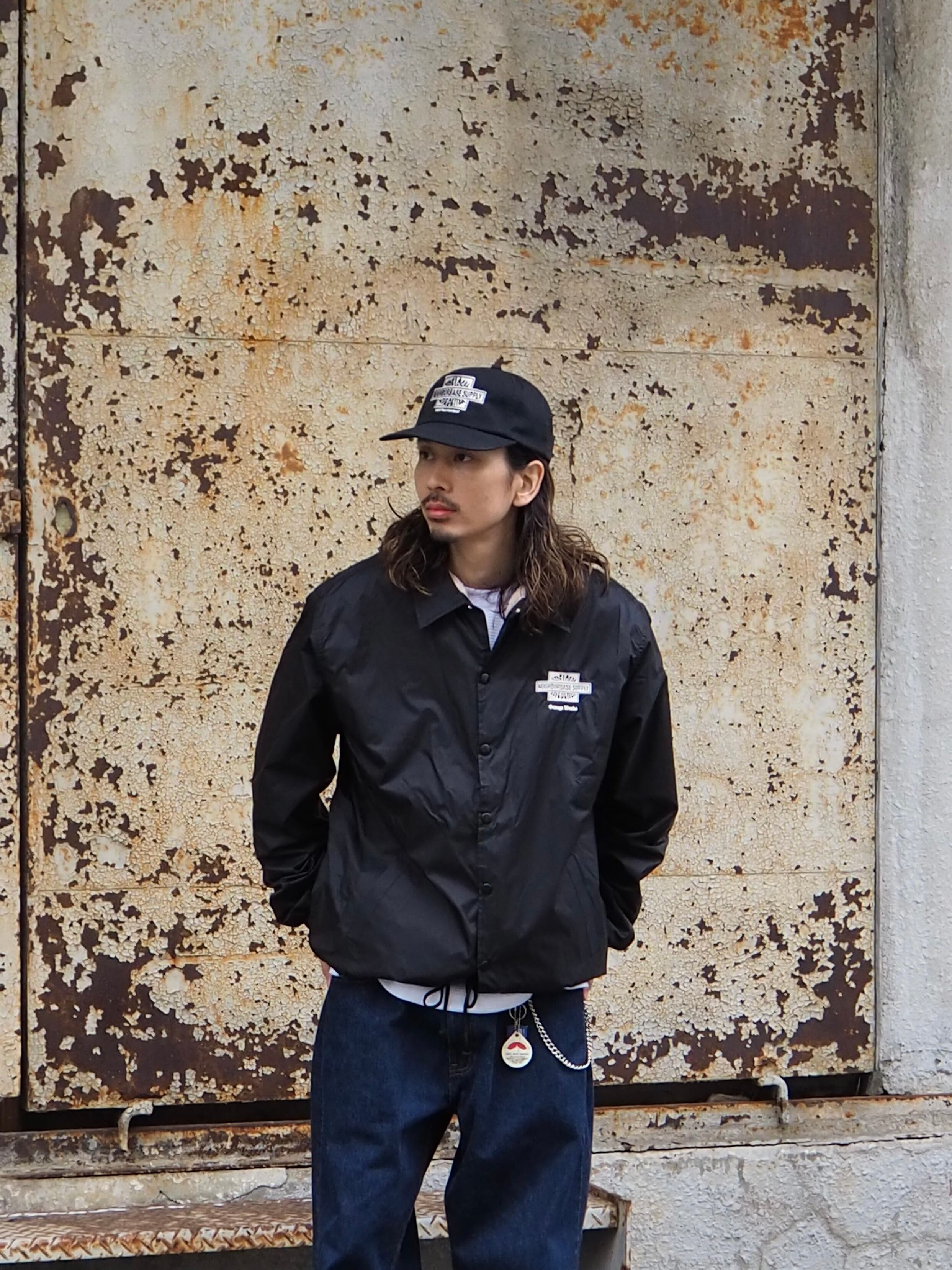 NBS Coach Jacket – Fleece-Lined /【Black】 | NEIGHBORBASE SUPPLY
