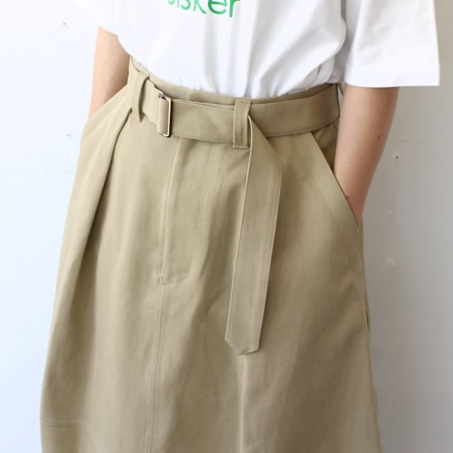 HAVERSACK ベルテッドコクーンスカート Belted Cocoon Skirt （Beige