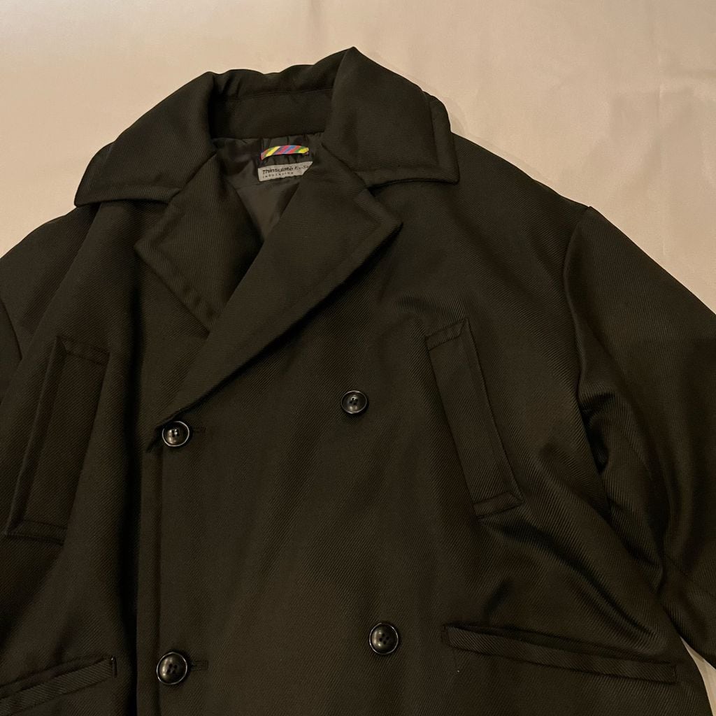is-ness : イズネス Big Padding Coat コート ブラック size:46(M