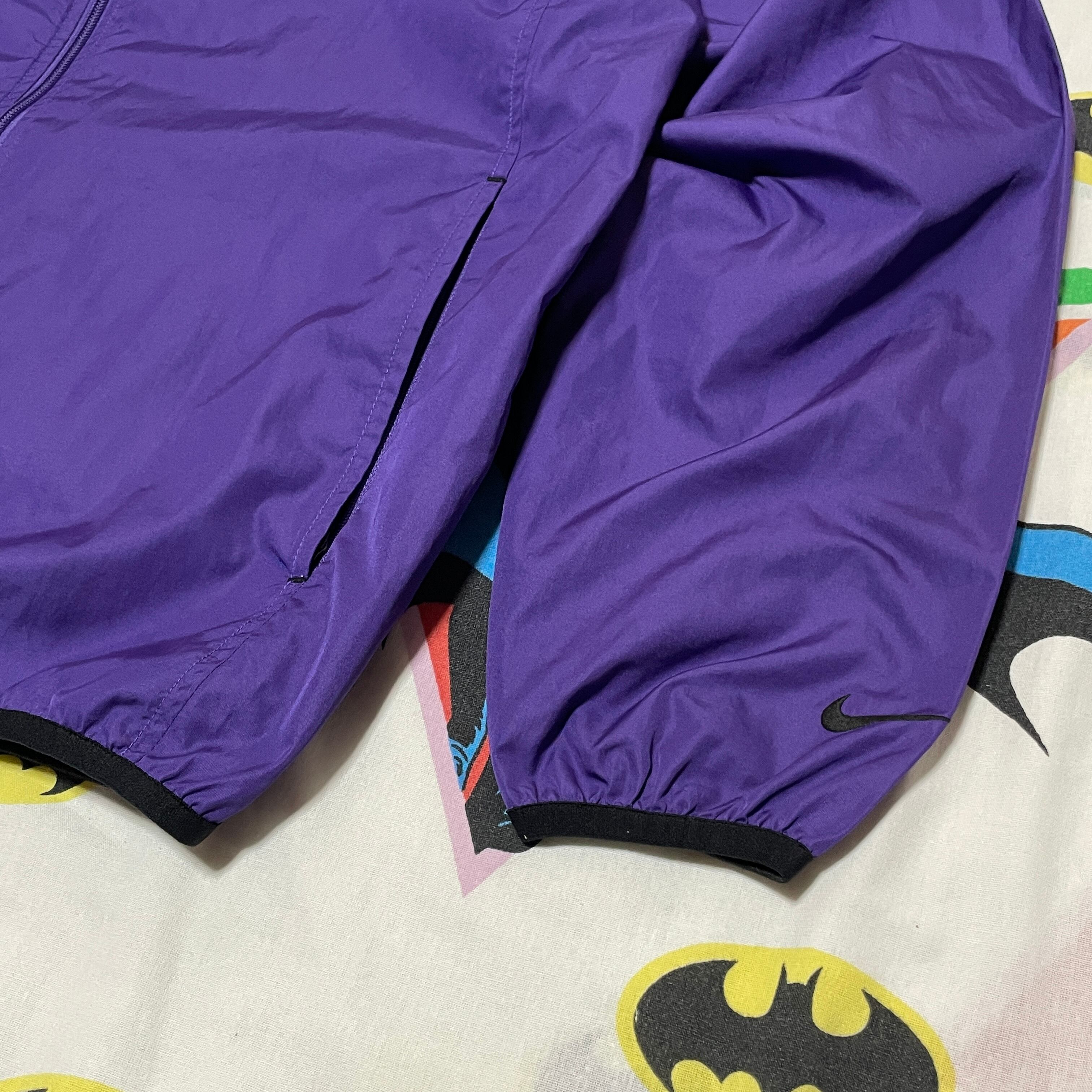 00s Nike ナイキ ナイロンジャケット 紫 パープル プルオーバー