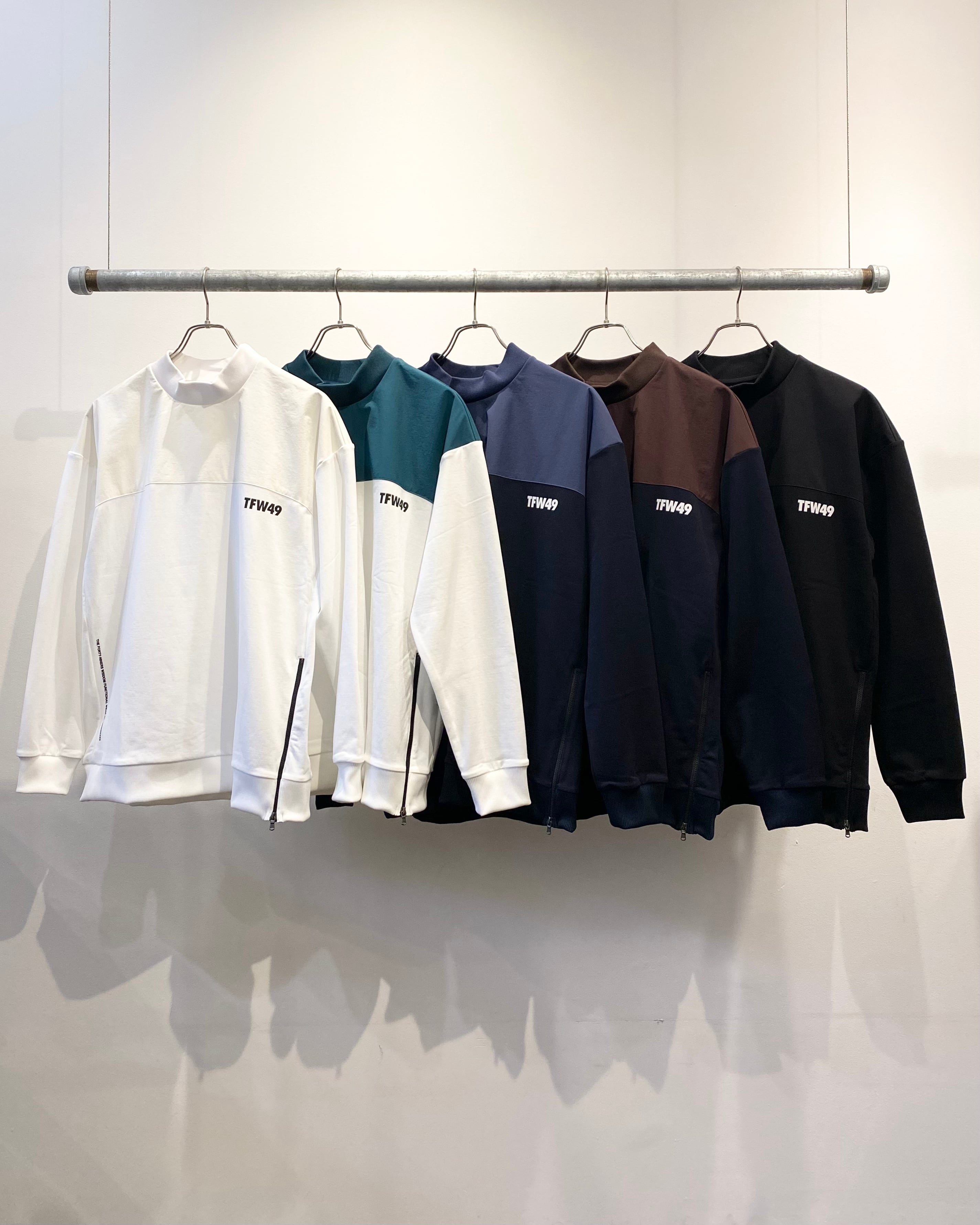 DEVEREUX GOLF】《MEN'S》ARIZONA StingerリブモックネックTEE(AQUA