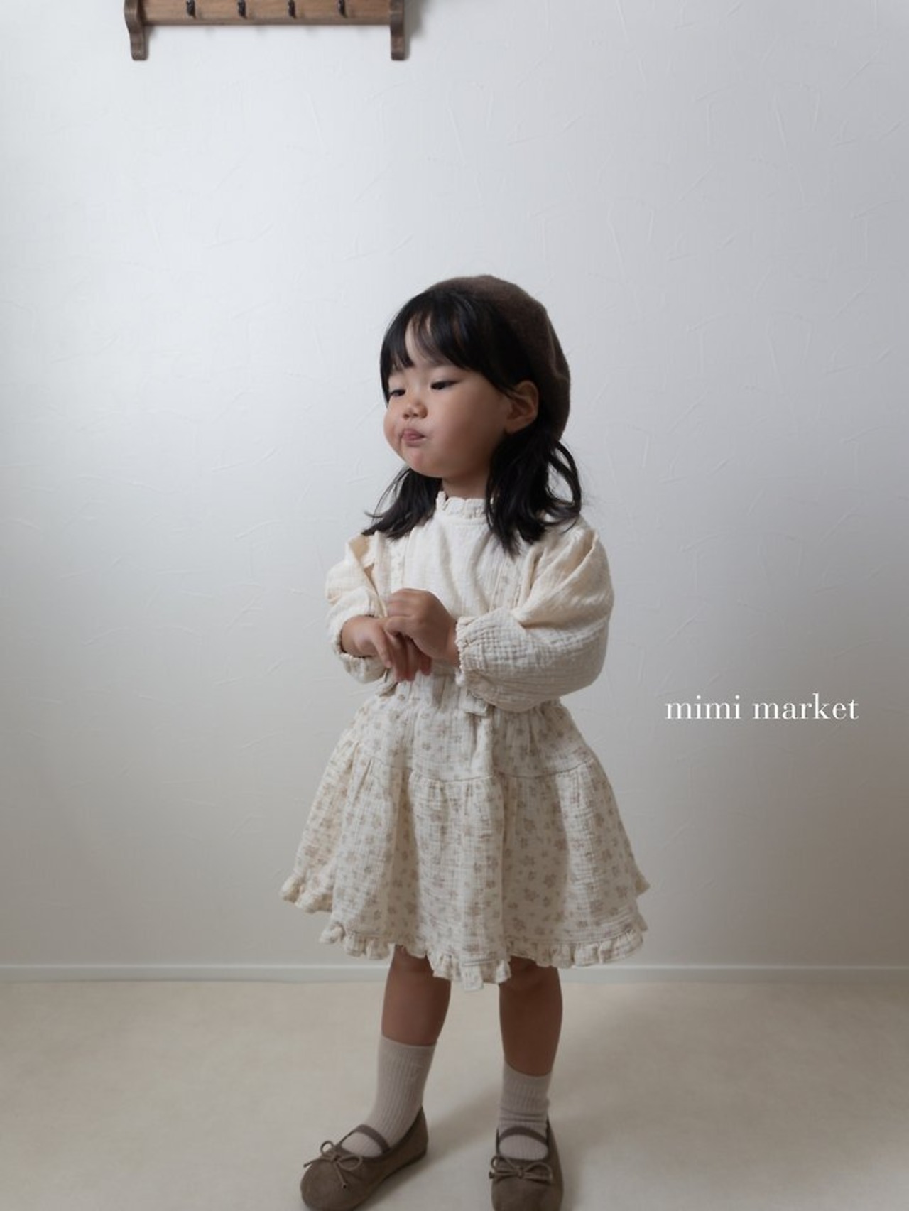 【取寄/韓国直送】mimimarket 26/AU ネックフリルブラウス|秋服|韓国子供服