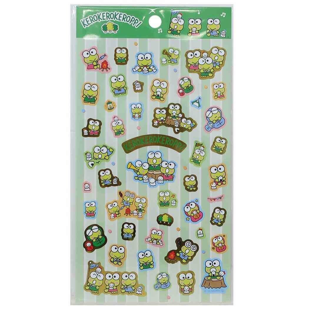 サンリオ 金箔 けろけろけろっぴ 三きょうだい シール CA05